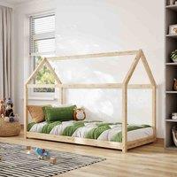 Flair Furniture Flair Play House Bed Frame Pine, Brown