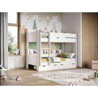 Flair Furniture Flair Eddie Storage Bunk White, White