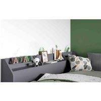 Flair Furniture Flair Stepaside High Sleeper Workstation Grey, Grey