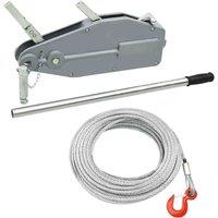 vidaXL Wire Rope Hoist Winch 800 kg