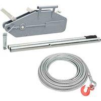 vidaXL Wire Rope Hoist Winch 1600 kg