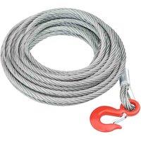 vidaXL Wire Rope Cable 3200 Kg 20 M