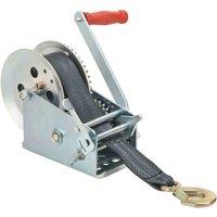 vidaXL Hand Winch with Strap 1587 kg