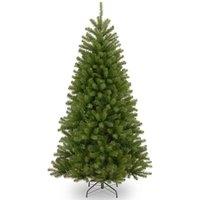 National Tree North Valley Spruce 8Ft Artificial Christmas Tree, Green