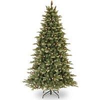 National Tree Copenhagen Blue Spruce 7.5Ft Christmas Tree With Cones, Green