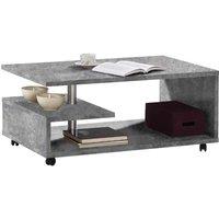 Furniture To Go Bailey Coffee Table In Concrete Grey, Grey