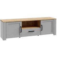 Furniture To Go Bohol Tv Unit In Riviera Oak Grey Oak, Grey