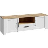 Furniture To Go Bohol Tv Unit In Riviera Oak White, White
