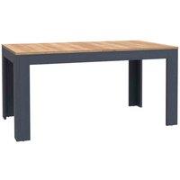Bohol Extending Dining Table In Riviera Oak Navy, Blue
