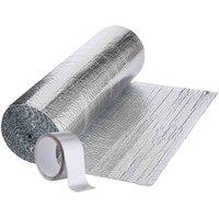 Superfoil Multipurpose Insulation 0.6M X 10M And Foil Tape Set, Silver