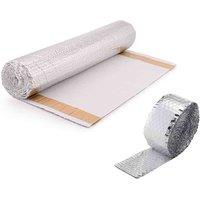 Superfoil Radiator Reflector And Pipe Insulation Set, Silver