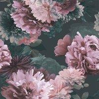 Muriva Ltd Lipsy Issey Green & Blush Wallpaper 10m x 53cm, Green