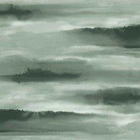 Muriva Horizon Green Wallpaper 10m x 53cm, Green