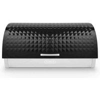 Tower Solitaire Bread Bin, Black