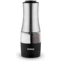 Tower Dual Salt And Pepper Mill, Black