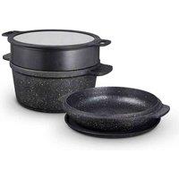 Tower 24Cm Multi-function Casserole, Black