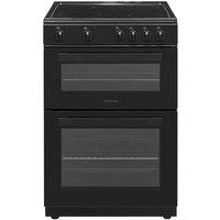 Statesman 60Cm Double Oven Electric Ceramic Cooker Black, Black