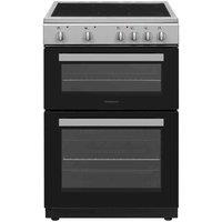 Statesman 60Cm Double Oven Electric Ceramic Cooker Silver, Silver