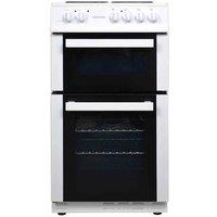 Statesman 50Cm Twin Cavity Electric Cooker, White