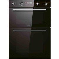 Statesman Built-in 88Cm 35 70L Double Oven Black, Black