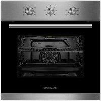 Statesman Built-in Fan Oven Stainless Steel, Silver
