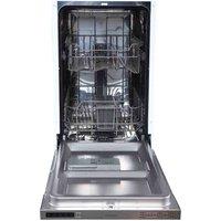 Statesman 45Cm Integrated Slimline 9 Place Dishwasher, White
