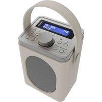 Majority Little Shelford Portable Dab Dab And Fm Radio With Bluetooth Alarm & Sleep Timer - Cream & Grey, Multi