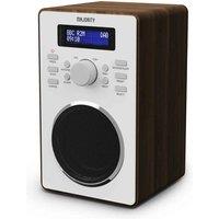 Majority Barton Dab Dab And Fm Radio With Pre-set Function - Walnut, Brown