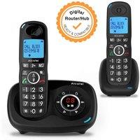 Alcatel Xl595 Voice Dect Phone With Answermachine Twin Pack