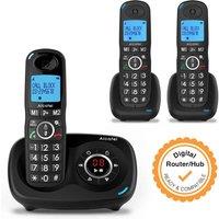 Alcatel Xl595 Voice Dect Phone With Answermachine Triple Pack