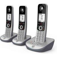 BT Advanced 1Z Cordless Phone Triple Handsets - Black & Silver