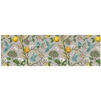 Washamat Washable Indoor Runner 150x50cm Birds, Yellow