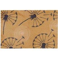 Washamat Washable Indoor Mat 75x50cm Saffron, Yellow