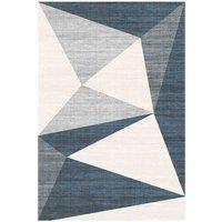William Armes Tokyo Rug 120x160cm Modern Geo Blue, Blue