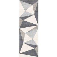 William Armes Tokyo Runner 60x180cm Modern Geo Grey, Grey
