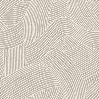 Belgravia Decor Maya Geo Textured Wallpaper 10m x 53cm Grey, Grey