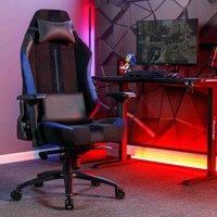 X Rocker Onyx Ergonomic Pc Gaming Chair - Black & Blue, Blue
