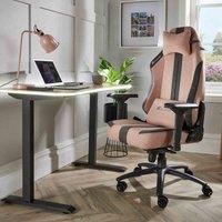 X Rocker Onyx Ergonomic Fabric Office Chair - Pink, Pink