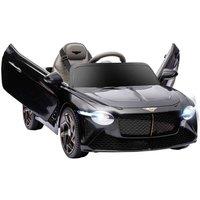 HOMCOM Bentley Bacalar Licensed 12V Kids Electric Ride-on With Remote - Black, Black