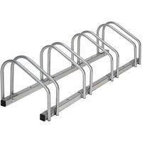 Tectake Bike Rack Silver, Silver