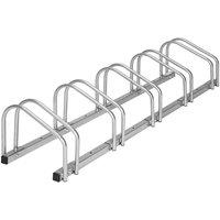 Tectake Bike Rack in Silver, Silver
