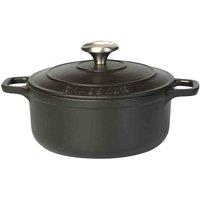 Chasseur 16Cm Round Casserole - Matt Black, Black