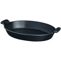 Chasseur 27Cm Oval Dish - Matt Black, Black