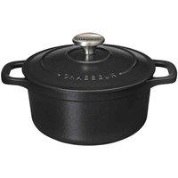 Chasseur 14Cm Round Casserole - Matt Black, Black