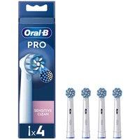 Oral B Oral-b Pro Sensitive Clean Toothbrush Heads 4 Counts, White