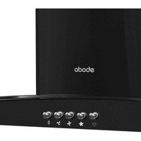 Abode AGCH6031B 60Cm Curved Glass Cooker Hood In Black