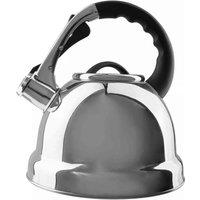 Interiors By Ph Mirrored 3200Ml Whistling Kettle, Black