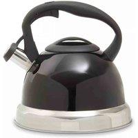 Interiors By Ph Blue 3000Ml Whistling Kettle, Black