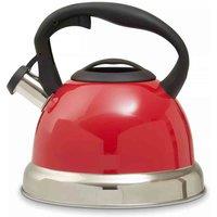 Interiors By Ph Red 3000Ml Whistling Kettle, Red