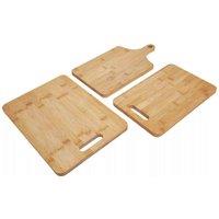 Interiors By Ph Kyoto Set Of Three Cutout Chopping Boards, Brown